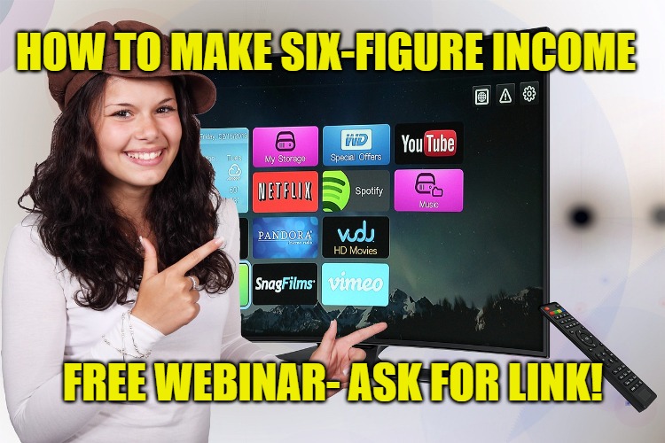 3 webinars a week. Send people to the webinars so they join with you, Comment for the link.