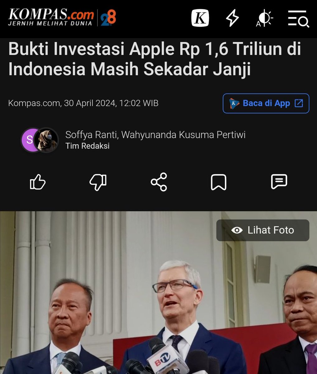 . . Ga abis pikir sungguhan .. Udah kebagian Invest paling kecil diantara Singapore dan Vietnam .. Pake Batal pula ??!!! Gimana sih ini critanya Bro @jokowi ??!!! Becanda ya Klean ??!!! . .