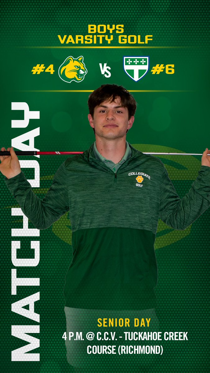 It's Senior Day at CCV for Boys Golf!