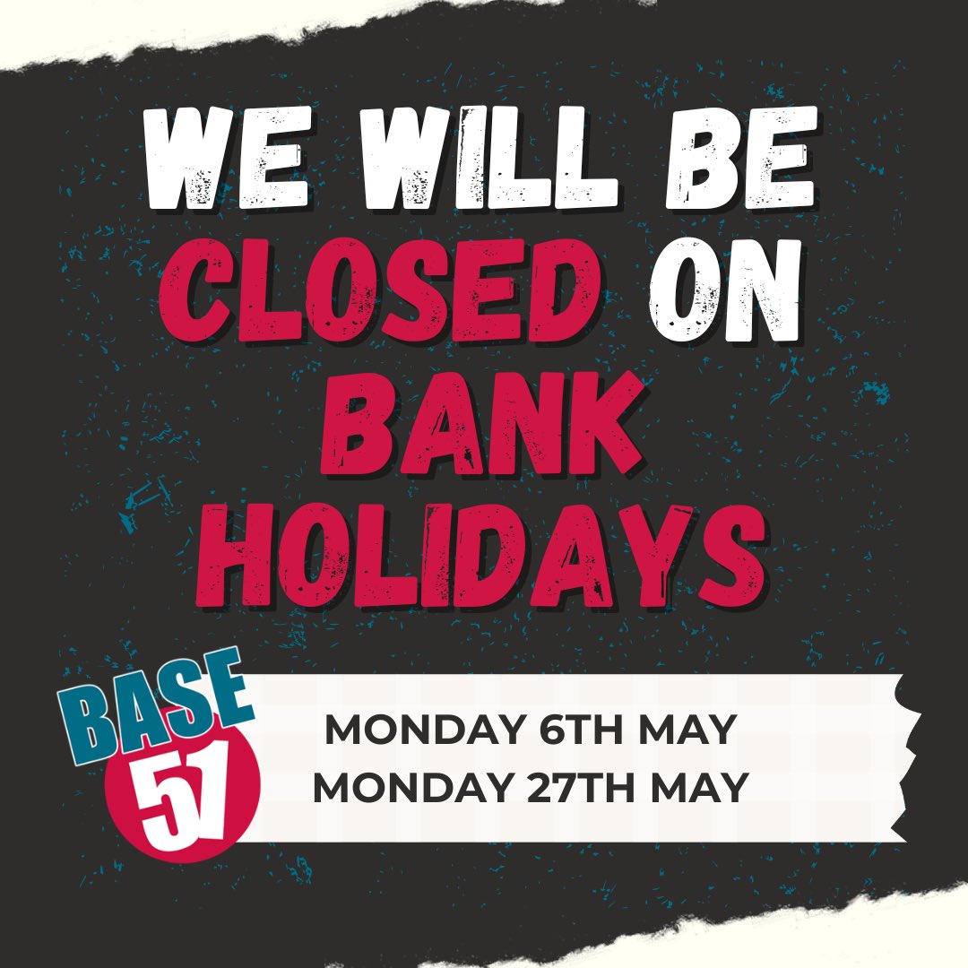 ❗️ Please note: We will be closed for the two bank holidays in May. This means there will be no youth club running on the following dates: 📆👇 Monday 6th May Monday 27th May Youth Club will run on any Mondays aside from the two above, Thursdays and Fridays from 4PM-7PM.