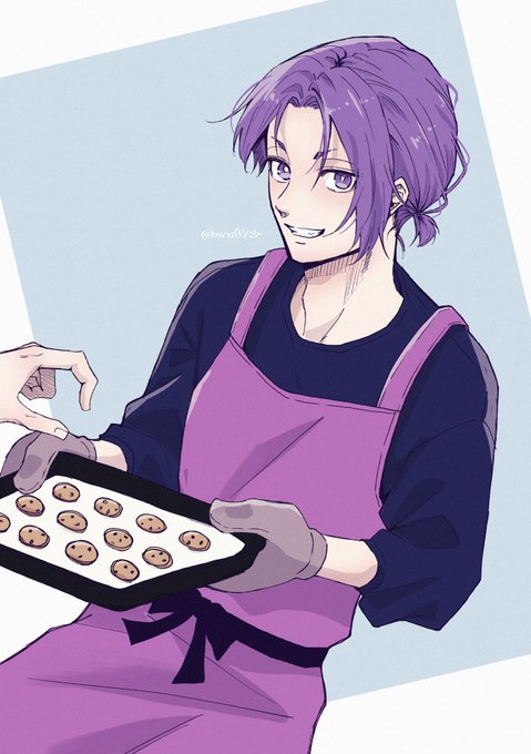 「male focus oven mitts」 illustration images(Popular)
