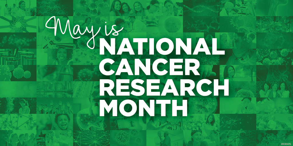 May is National Cancer Research Month. Join the AACR and its 58,000 members as we highlight the critical role of research in driving progress against cancer. 
bit.ly/4be2TFo 
#NCRM24 #CancerResearchSavesLives®