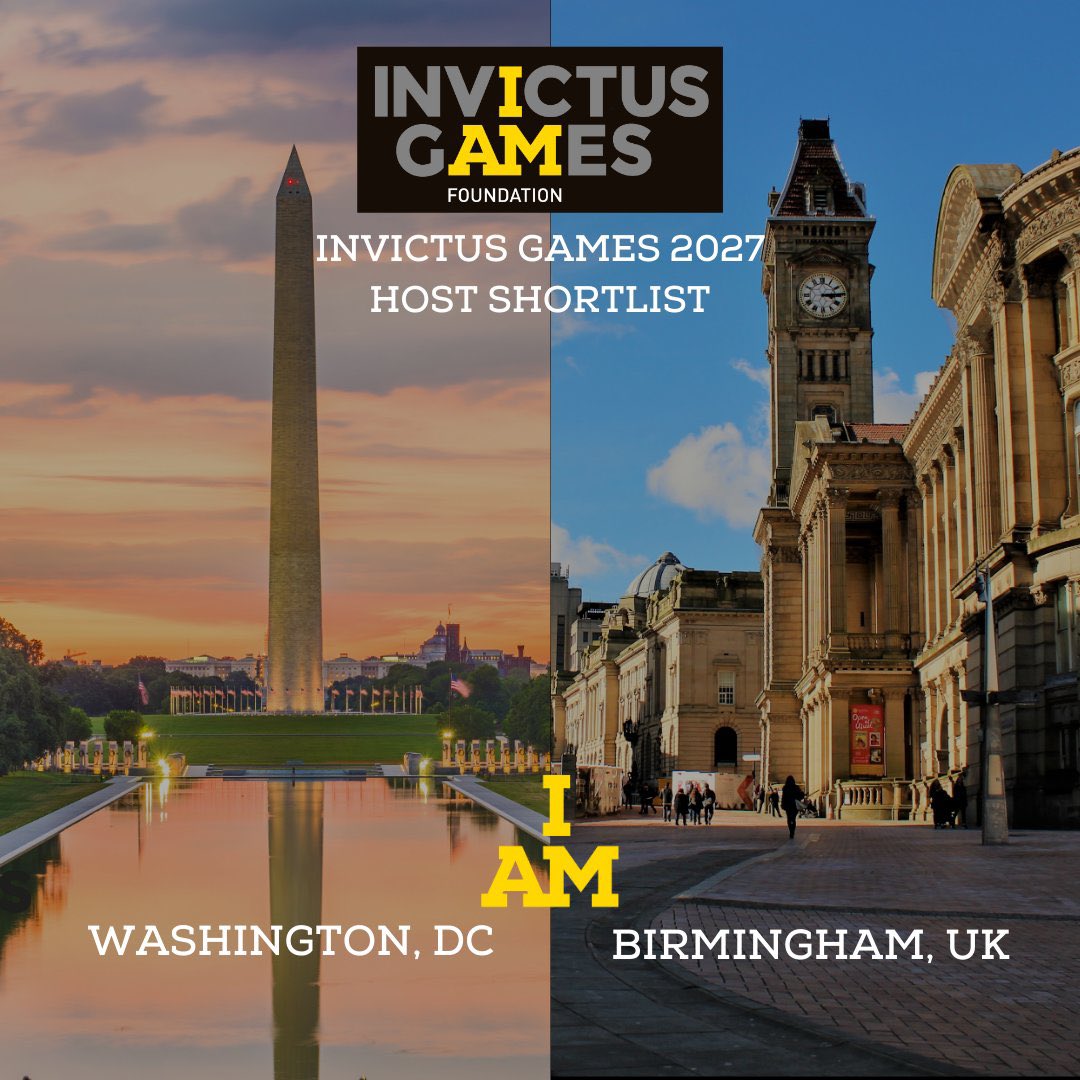 Although I’d love for the #InvictusGames to be held here in the UK, hosting them in Washington,DC seems like the better choice. Last year, not a single member of the Royal Family supported Team UK, yet they never miss an opportunity to showcase their “medals”.I hope DC secures it