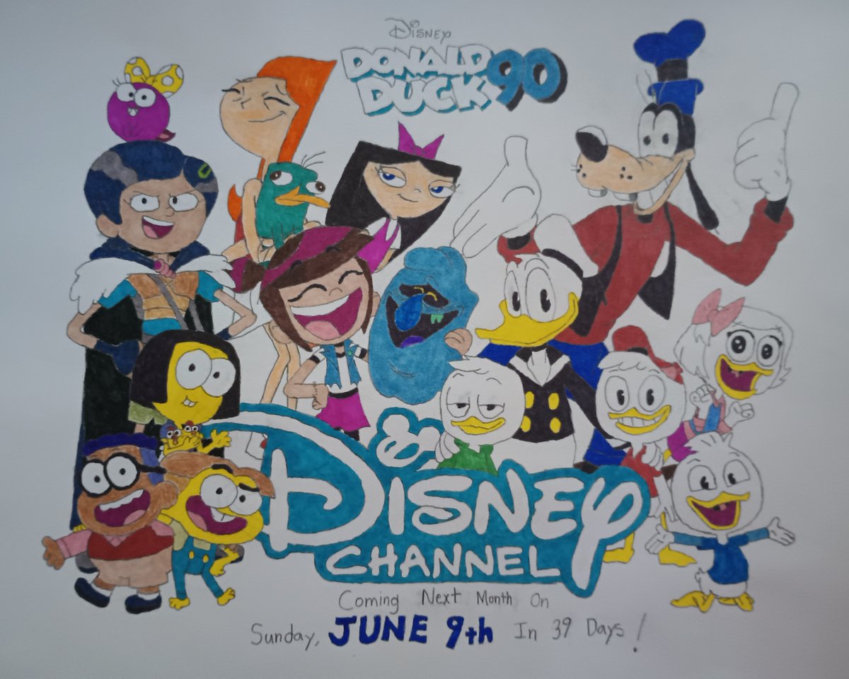 Get ready, @DisneyTVA fans! Donald Duck's 90th birthday is coming next month! Hope everyone's excited! 🥳🎉🦆🎂 #DuckTales #DonaldDuck #DonaldDuck90 #BigCityGreens #PhineasAndFerb #Amphibia #TheGhostAndMollyMcGee #DisneyChannel #DisneyTVA #DisneyTVA40