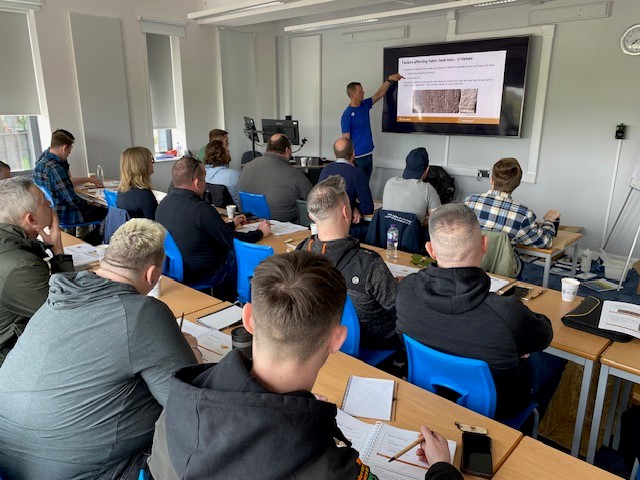 Our Certified #PassivhausTradesperson course is off to a great start at @CWICWales today! We have worked super hard to deliver a rounded online course experience, but its always lovely to see a full classroom too! 🥰#passivhaustraining #passivhauscourse #constructiontraining