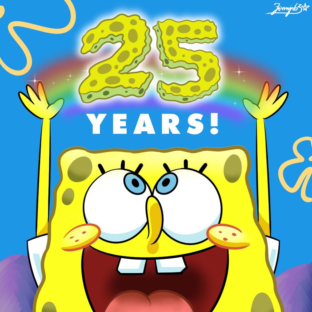 I thought of something funnier than 24... 25! Happy 25th Anniversary to SpongeBob! #SpongeBob #SpongeBob25 #Nickelodeon