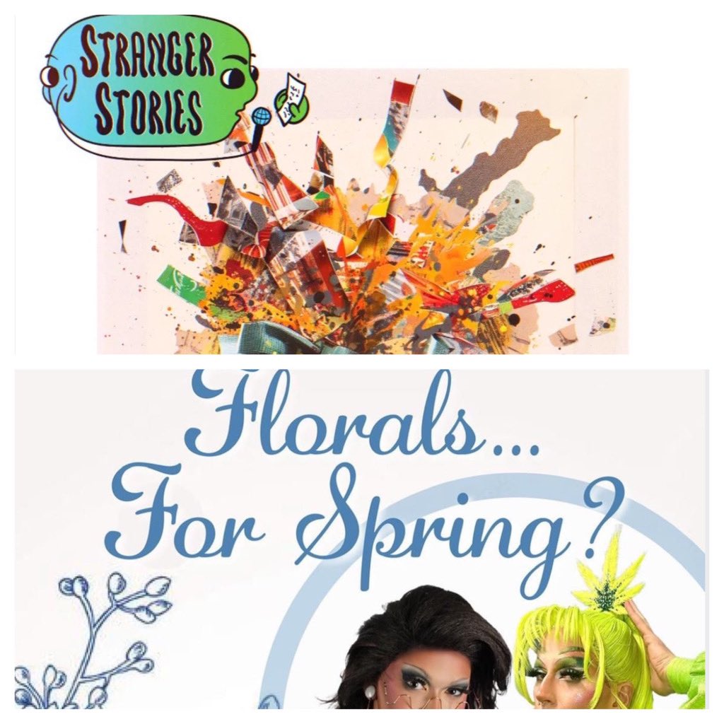 Fun double header tonight at @askewprov !!

First up is @strangerstoriespvd at 6pm Theme: Surprise!

Followed by Florals for Spring?…Drag show at 8pm!!

Start your May off right with these great events!!

#askewprov #strangerstoriespvd #floralsforspring