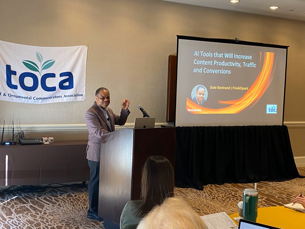 What a great 2024 TOCA Annual Meeting we are having so far! Dale Bertrand with Fire&Spark was one of our speakers yesterday with an interesting look at AI. Today starts with the fun run/walk at 7 am sharp! #TOCA2024