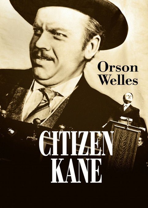 #UnDiaComoHoy de 1941 se estrena la película #CitizenKane de #OrsonWelles. 

Fue la ópera prima de Welles, ganó un Oscar al mejor guion original para Herman J. Mankiewicz y el propio Welles.
