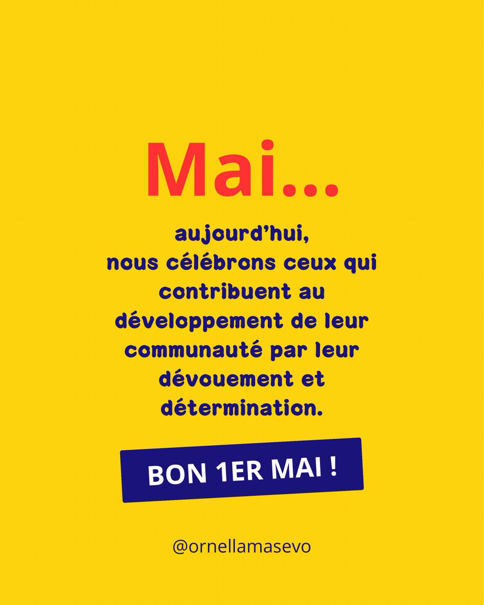 Je suis une travailleuse nomade 😇 Bonne fête à tous les travailleurs du monde 🎉 Célébrez vos victoires, contributions et votre engagement pour un monde meilleur. À ceux qui en cherchent, beaucoup de courage à vous aussi 🙏🏻.