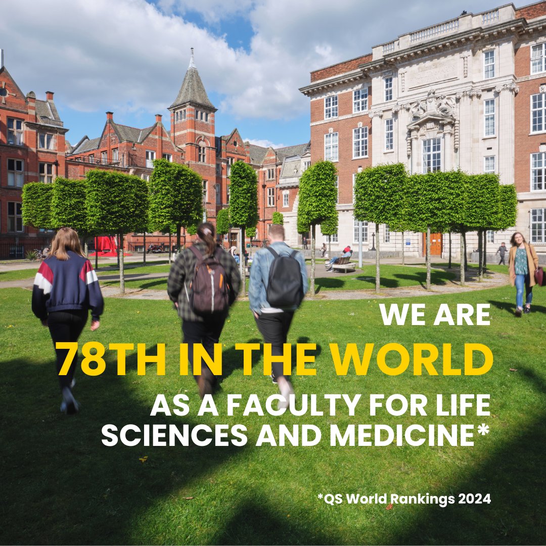 🎉 We are in the top 100 for Life Sciences and Medicine in the QS World University Rankings by Subject 2024. Explore our diverse range of health and life sciences study options and kickstart your future today! ➡️ bit.ly/3yaxghC