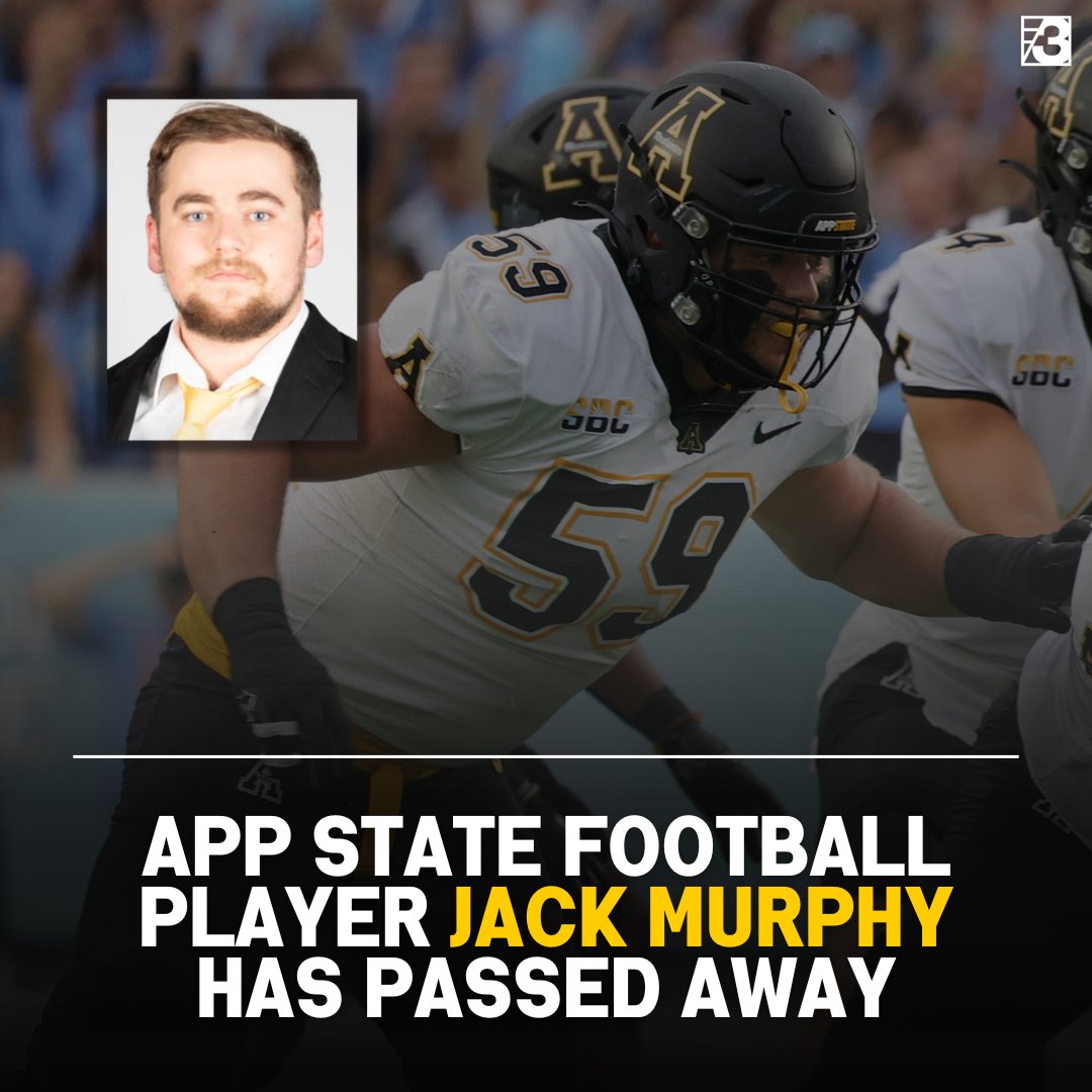 TRAGIC: Appalachian State offensive lineman Jack Murphy has died, the university confirmed. “He was a beloved Mountaineer. Please keep his loved ones and our App State family in your thoughts and prayers during this difficult time.” Full story: bityl.co/Pdy0?utm_sourc…