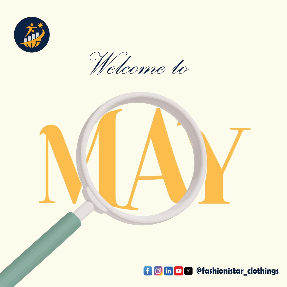 Fashionistar clothings welcomes you to the month of may, yay💃💃

We will be launching soon and we want you all to stick to our social media handles...

#happpynewmonth #monthofmay #fashionistar #launchingsoon #viralpost