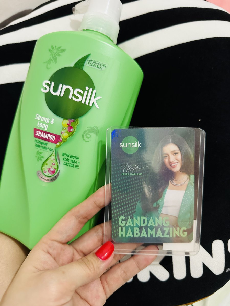 YAY!! finally dumating din order ko! Hi there, Belle 😘 #SunsilkwithBelle | #BelleMariano