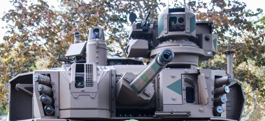 🇺🇲 Bradley M2A4E1 making the 🇫🇷 #JAGUAR turret look uncluttered... 😁😎