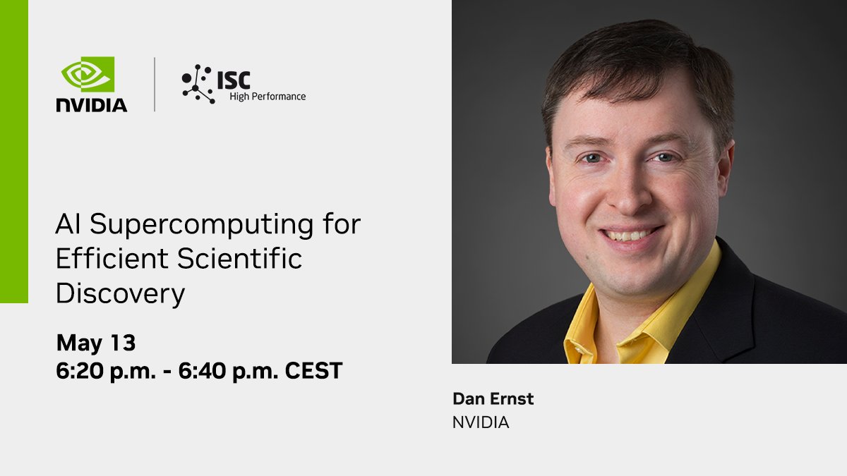 Discover how the convergence of architectures for HPC simulation and AI is driving computational capability and energy efficiency. Join us at #ISC24 to explore the technology innovations tackling the world's most challenging computational problems.

nvda.ws/49P8XTG