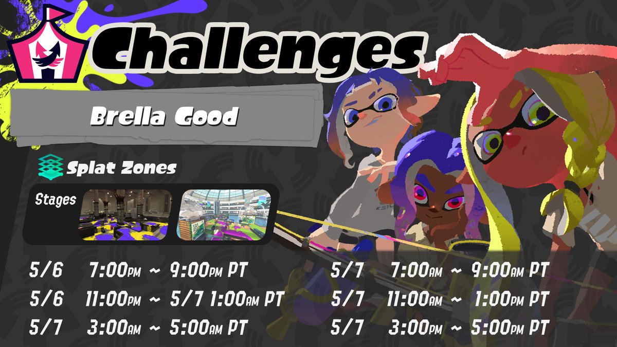 Feeling fancy? The 'Brella Good' challenge is on from 5/6 to 5/7. This special battle is a Brellas only affair, so pick your favorite one and put your skills to the test!