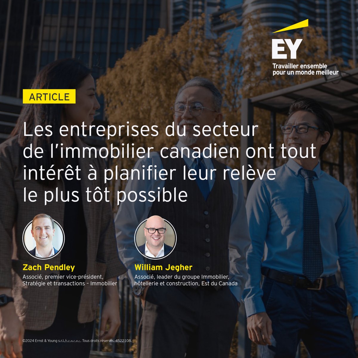 Notre approche de planification de la relève aide les sociétés privées et entreprises familiales immobilières à assurer la continuité de leurs activités, à faciliter la transition et à former les prochains leaders : go.ey.com/4d65O4N

#EYCanada #RealEstate