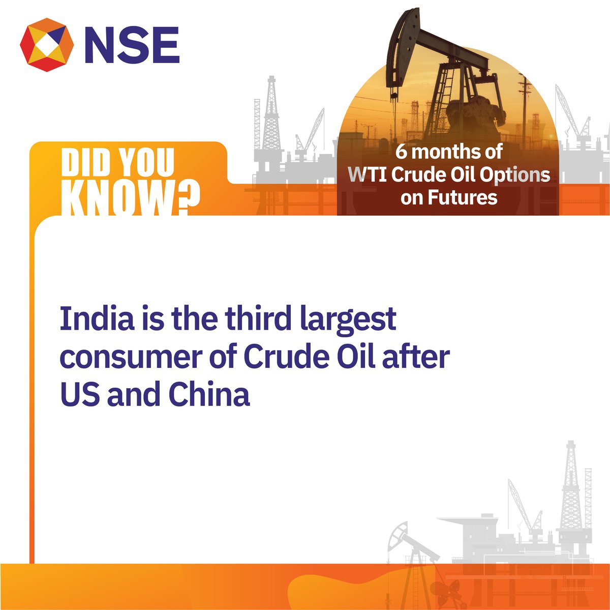 Discover fascinating facts about WTI Crude Oil in our 'Did You Know' series! From its formation to its diverse uses, learn intriguing insights about this vital commodity. Stay tuned for more enlightening tidbits! 

#CrudeOil #WTI #Commodities #Futures #Options #Contracts