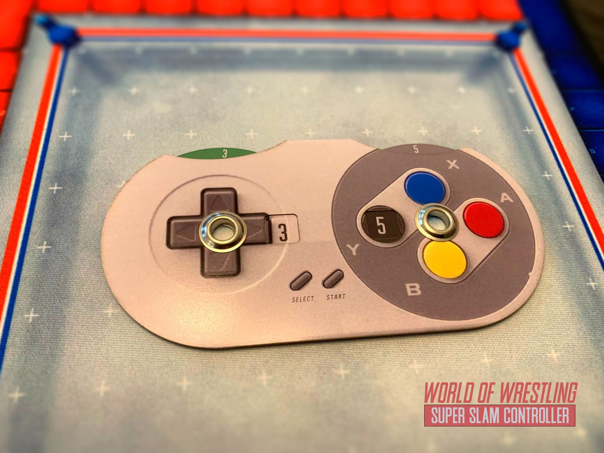 thebrentspivey's tweet image. In case you missed it in the BGG thread, here’s a shot of the new #worldofwrestling Super Slam Controller! 1/2