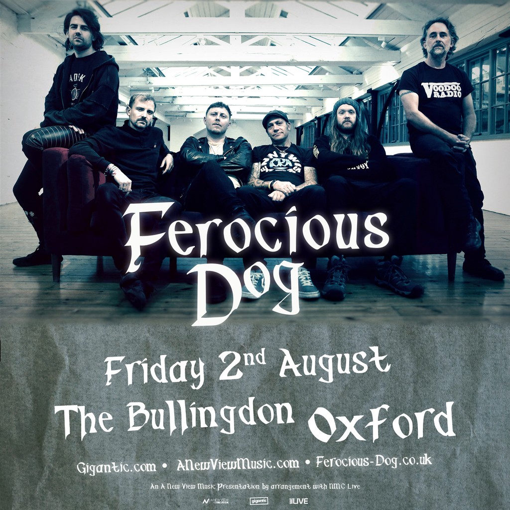 ICYMI | FEROCIOUS DOG | 02ND AUGUST 👀💥 @FerociousDog will be bringing their narrative-driven sounds to Oxford this August, courtesy of our friends @ANewViewMusicUK Friday 02nd August | Doors at 7PM 14+ Tickets - tinyurl.com/BULLYTICKETSTW 🎫