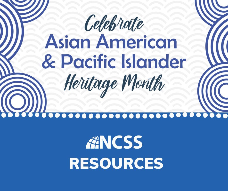 🌷Hello, May! NCSS editors have curated this selection of articles and resources to help you teach, learn, and celebrate Asian American and Pacific Islander Heritage Month: hubs.li/Q02v2dFP0 #aapiheritagemonth #teachingresources #edutwitter