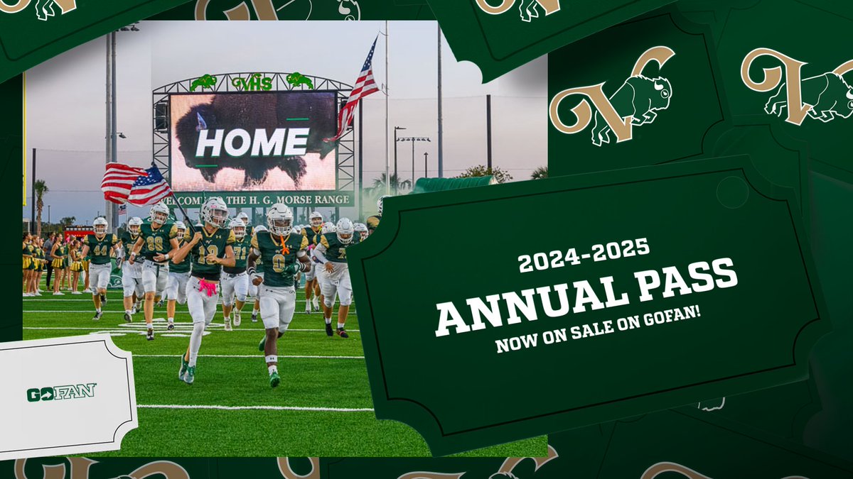 Our 2024-2025 Athletics Annual Passes are now on sale! Don't miss out on any of the action next year and secure your pass today! This year's pass will be ALL-DIGITAL on your phone via GoFan. 💳: gofan.co/event/1466234?…