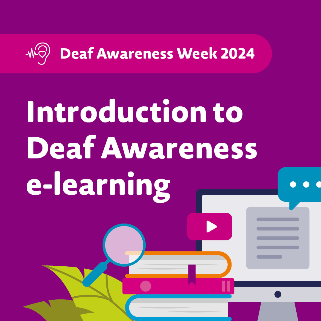 We're just a few days away from deaf awareness week 2024! Make a commitment to improving your deaf awareness and take part in this short, 15 minute, module. Take a look here 👉 bit.ly/3QkbCy2 #DeafAwarenessWeek #DeafAwareness #DeafAwarenessWeek2024 #DeafChildren