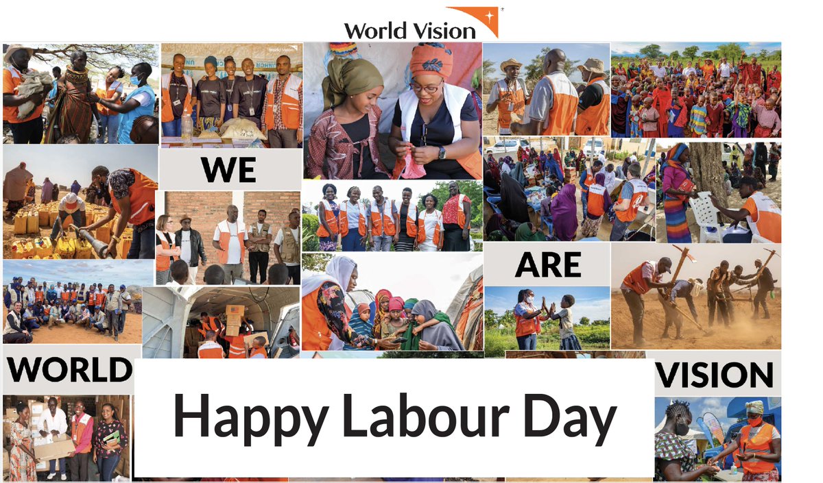 We extend our heartfelt appreciation to our valued & dedicated workforce across the region, for your commitment to serving the most vulnerable children. We see you, we honour you & we celebrate you today & always! Happy #LabourDay #InternationalWorkersDay #WeAreWorldVision