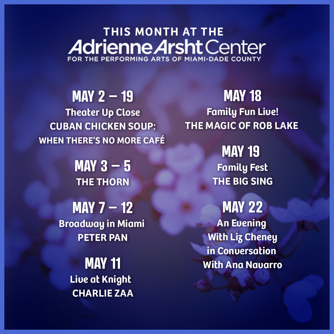 Dive into a world of enchantment and talent this May! Our lineup features mesmerizing acts and breathtaking displays of skill that will captivate audiences of all ages. Secure your tickets now at arshtcenter.org/calendar.