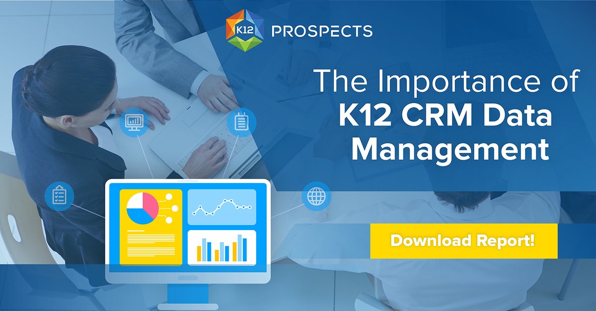 The right data builds relationships and boosts revenue. Make sure your K12 business has these data-driven fundamentals for your CRM strategy. bit.ly/3n5nK7t
#podcastEDU #edchat #educhat #k12 #edmarketing