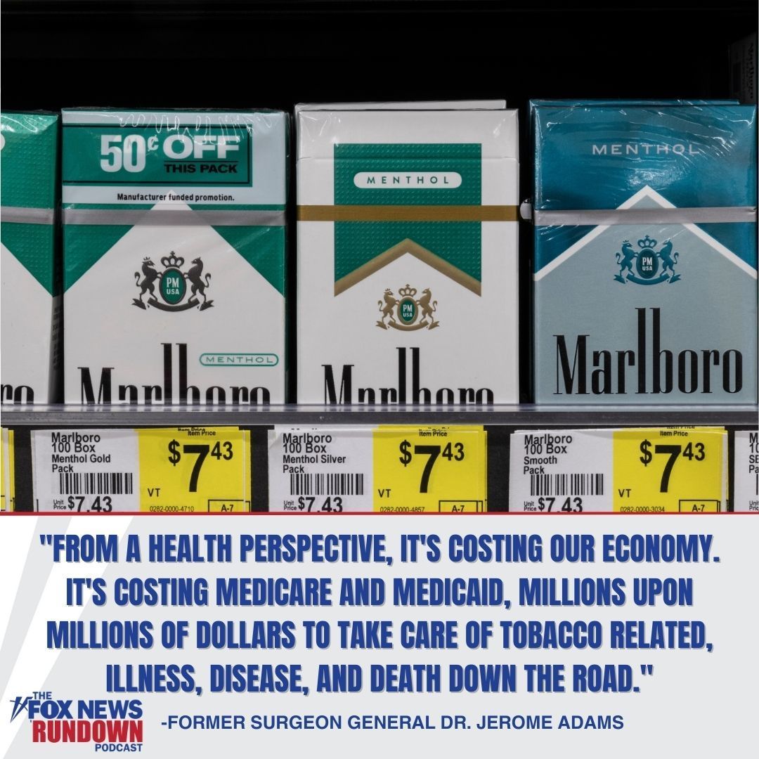 Research shows that minorities in the U.S. gravitate toward menthol cigarettes more than other groups. On the #FOXNewsRundown former Surgeon General @JeromeAdamsMD explains how menthol cigarettes gained popularity & why that makes them dangerous. buff.ly/3z40CwO