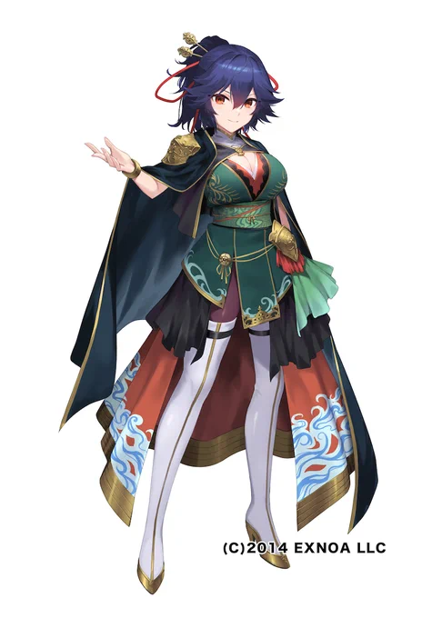 御城プロジェクト:REで「[天明]岐阜城(機剣)」のイラストを担当しましたよろしくお願いします!城プロRE 