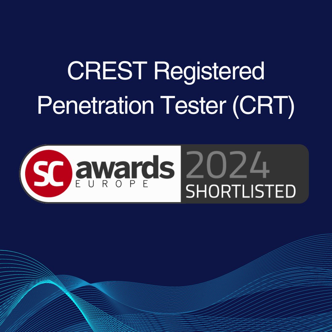 We are very proud to announce that our global CRT certification has been shortlisted in this year's @SCMagazine Europe Awards ‘Best Professional Training or Certification Programme’ 🎉 Read more ⬇️ social.crest-approved.org/uB7YA #2024SCAwards #cybersecurity #cyberawards