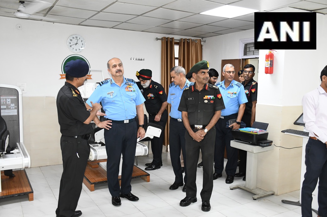 COAS Air Chief Marshal VR Chaudhari and Mrs Neeta Chaudhari, President AFFWA visited Army Hospital (R&amp;R) today. The Chief interacted with patients and hospital staff during the visit. He also visited various departments such as the ART Centre, Dialysis Centre, Gastroenterology,
