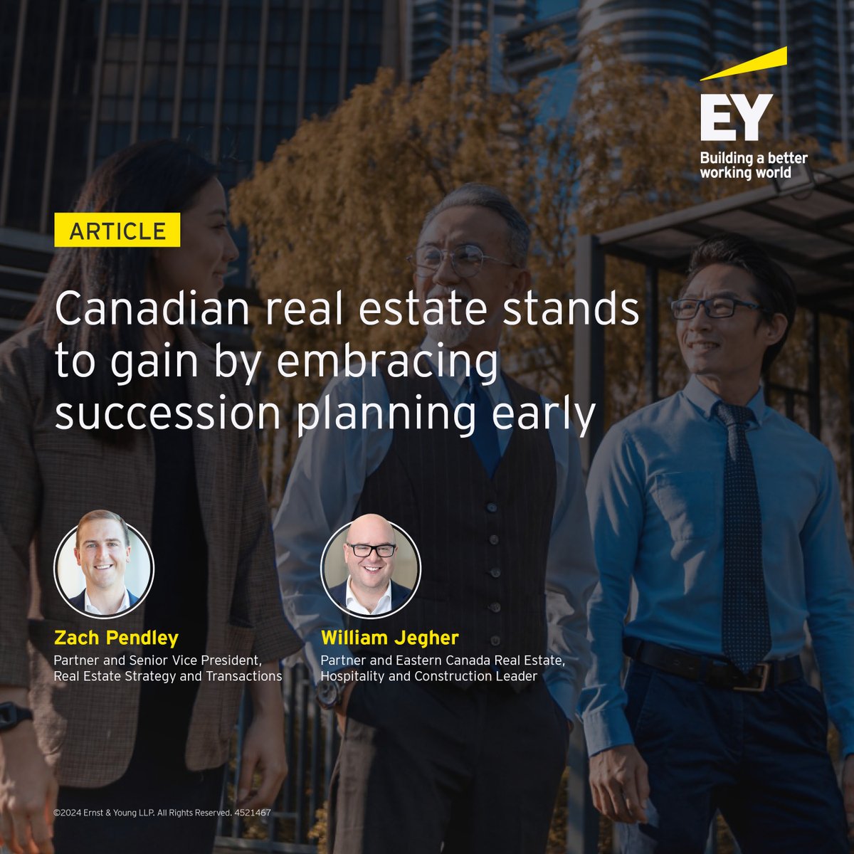 EY’s three-phased approach to succession planning can help you safeguard operational continuity, align leadership transition with your goals and cultivates future leaders. Empower your legacy today: go.ey.com/4b3lpAk

#EYCanada