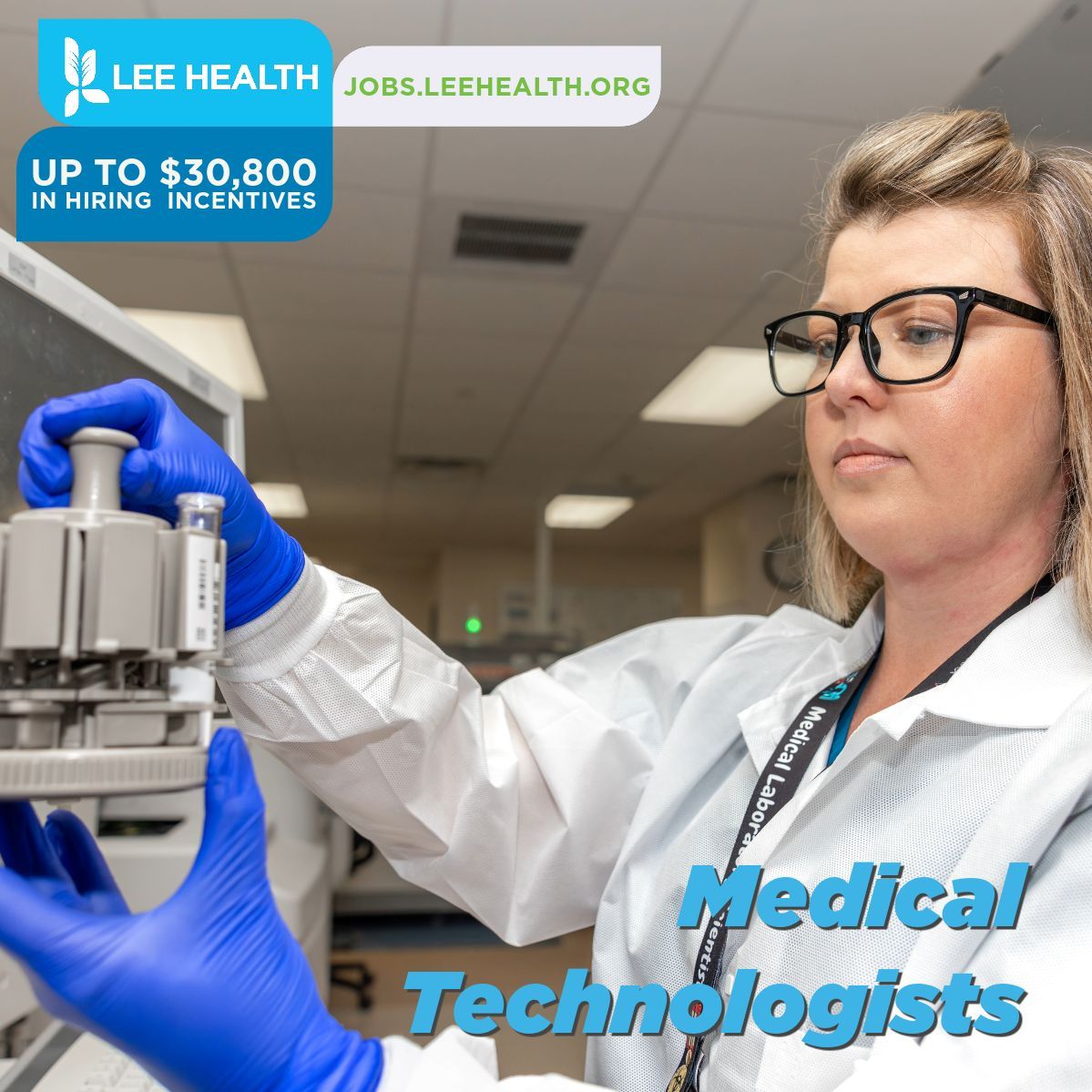 🔬 Exciting Opportunities for Medical Technologists! 🔬

Join Lee Health and be valued for your contributions! Apply Today: buff.ly/2sK8Tpn 

#LeeHealth #MedicalTechnologist #FortMyers #CapeCoral #Florida #CLS #MLS #MedTech #Lab #ASCP
