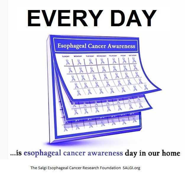 Thank you to everyone who has supported us and made a difference!  
Esophageal Cancer Awareness Month may be over...but every day is esophageal cancer awareness day in our home!

Share if you agree!

 #EsophagealCancer 
#EsophagealCancerAwareness 
#AllPeriwinkleEverything™