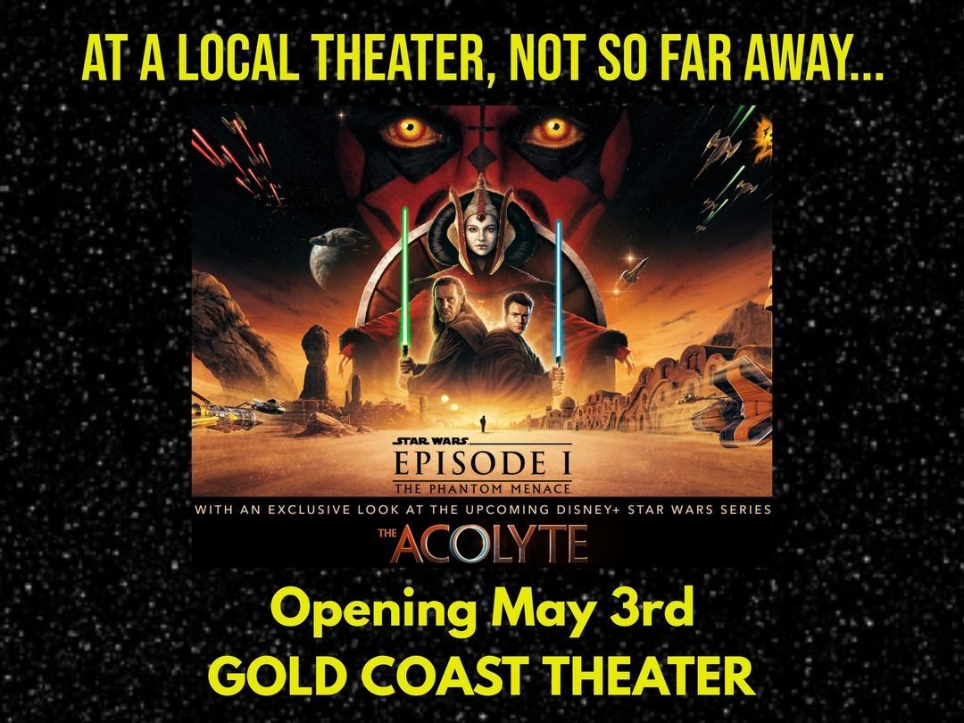 CALLING ALL #STARWARS FANS💫 Join us for a special presentation of #ThePhantomMenace! Make your #MayTheFourth plans now at foxshowtimes.com.