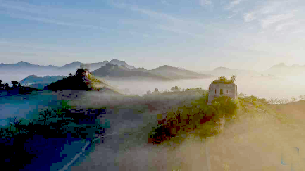 Scenery of Hongshankou #GreatWall in north #China