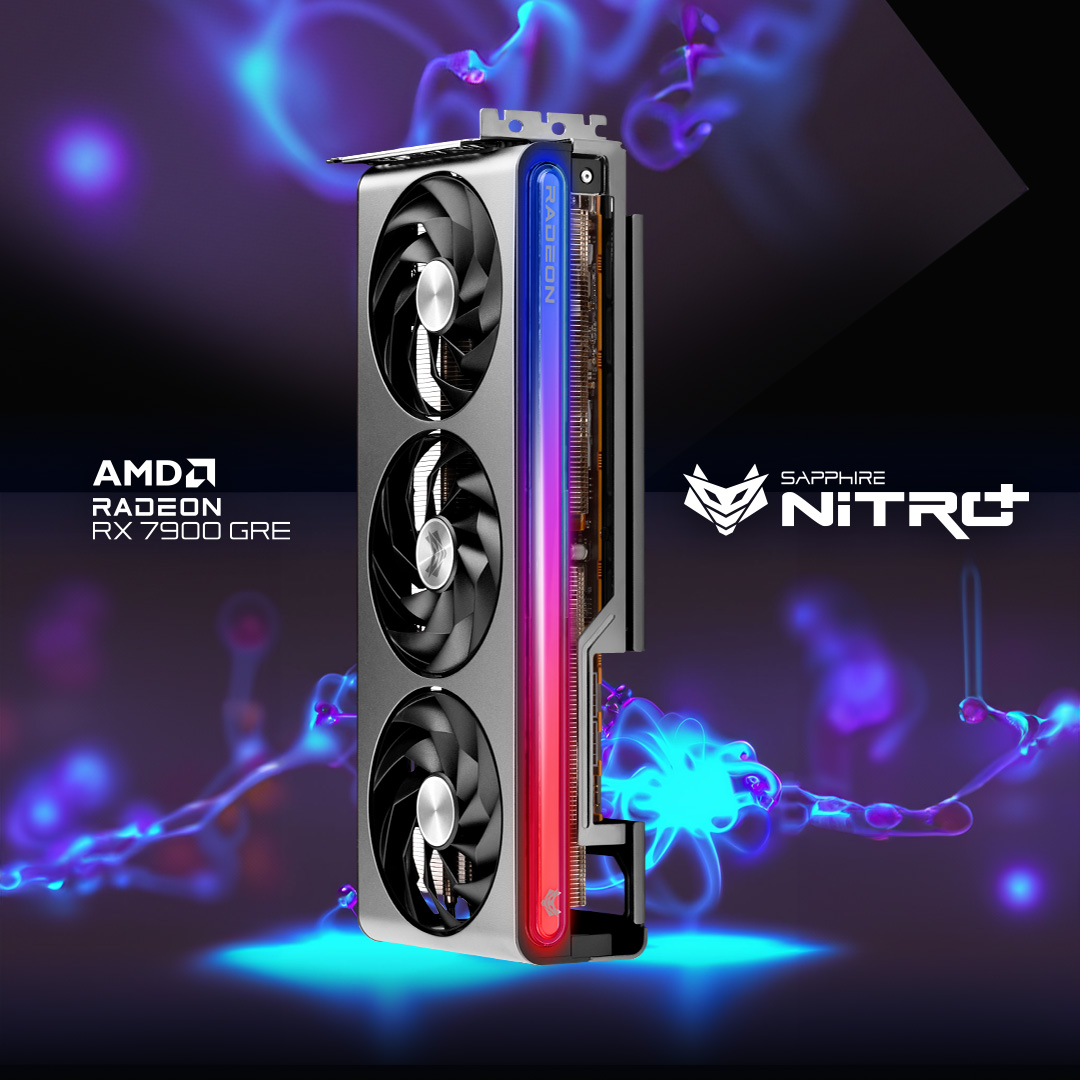 Experience a superior & beautifully crafted frame on the SAPPHIRE NITRO+ AMD Radeon RX 7900 GRE 16GB with a Cold Rolled Steel Frame that fortifies the shroud structure and durability while encasing the sides of the PCB for a strong encasement alongside the All Metal Backplate