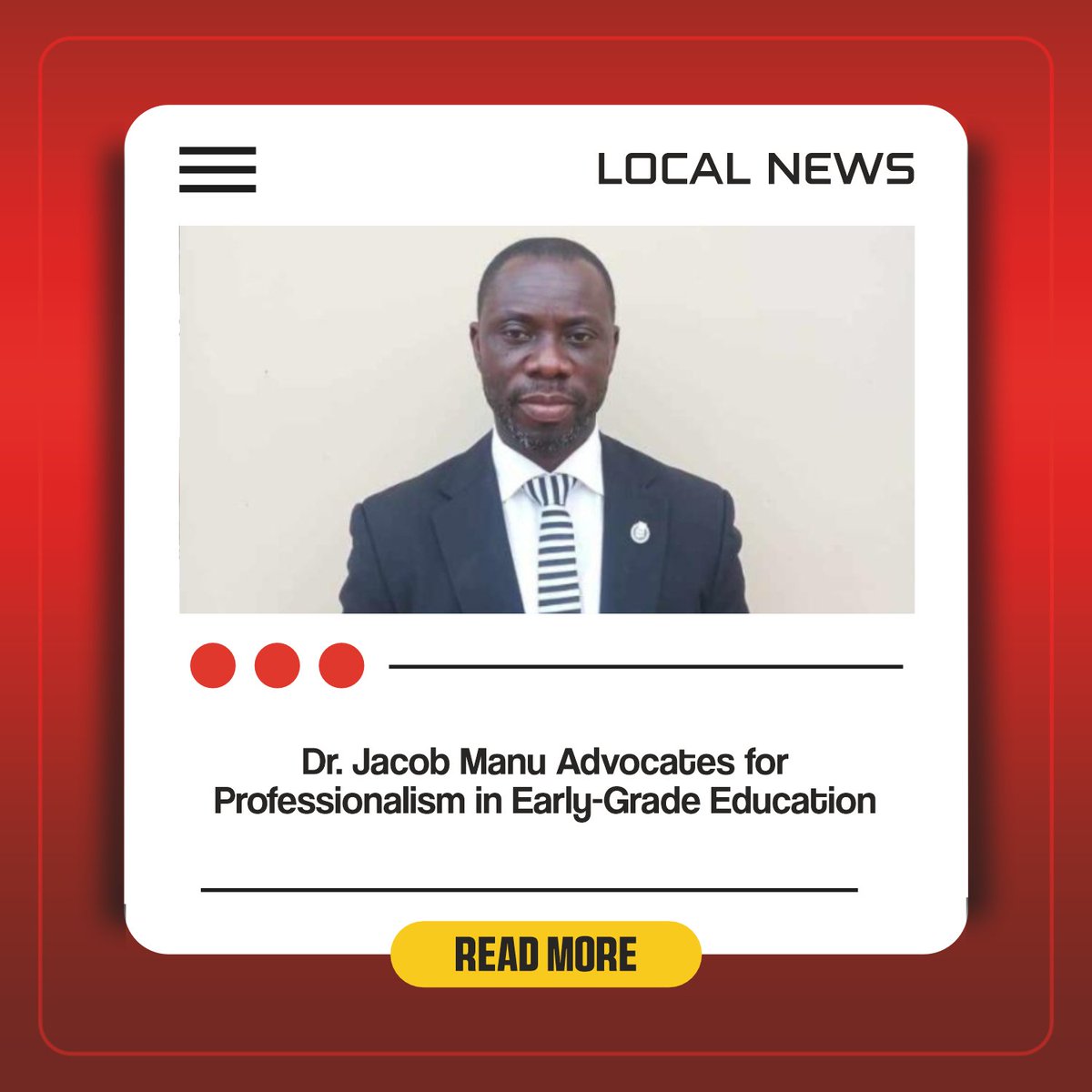 topknowledgemedia.com/dr-jacob-manu-…

 #EarlyGradeEducation #ProfessionalismInEducation #EducationAdvocacy #TeachingStandards #EducationalLeadership #TeacherProfessionalism #EducationReform #PedagogicalStandards #EducationalExcellence #EducatorAdvocacy