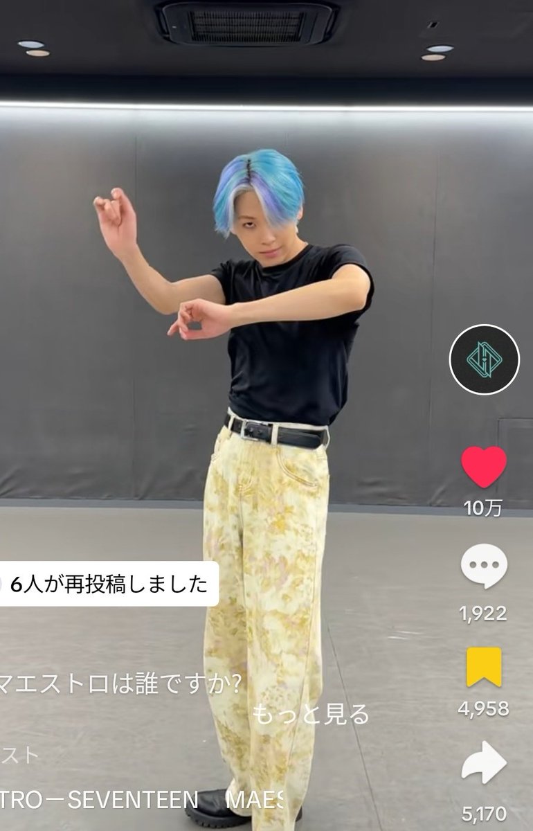 マエストロ蓮くん💙10万いきました👏✨ #川尻蓮 #KAWASHIRIREN #JO1 @official_jo1 JO1の投稿動画を楽しみましょう！TikTok vt.tiktok.com/ZSFwhRvCJ/