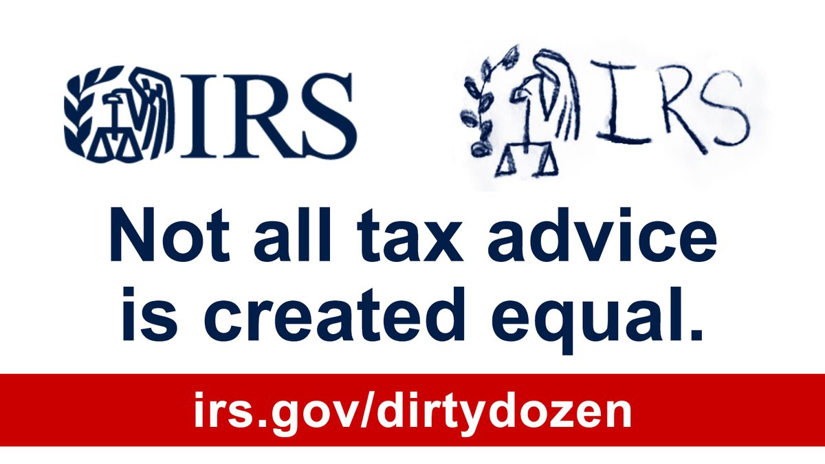 #IRS: Inaccurate or misleading tax info shared on social media could lead to significant civil and criminal penalties for taxpayers who take the bait. Read more on this Dirty Dozen scheme: ow.ly/K4eP50RaGfr  #TaxSecurity