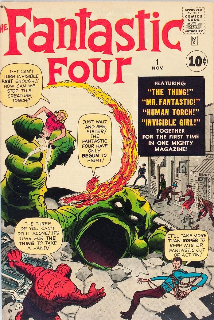 COMICS WANTED! Hake's is always looking to offer @FantasticFour #1 in our auctions! Contact us today to sell your copy of the issue that introduced Mr. Fantastic, Invisible Girl, Human Torch & The Thing! #Marvel #FantasticFour #comics #collector