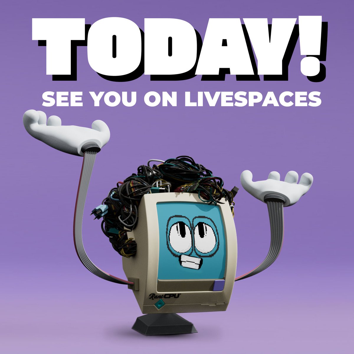 See you soon for our exciting Town Hall reveal! 

🐦 𝐓𝐎𝐃𝐀𝐘 𝐚𝐭 1:00𝐩𝐦 𝐏𝐒𝐓 𝐨𝐧 𝐓𝐰𝐢𝐭𝐭𝐞𝐫 𝐒𝐩𝐚𝐜𝐞𝐬   
🔗x.com/i/spaces/1YqJD…

#Liithos #RantCPU