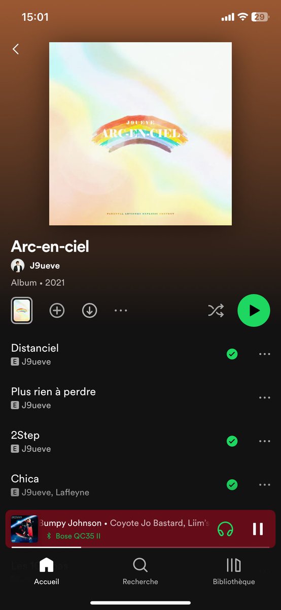 Quel album de fou arc en ciel quand même. J9ueve prime 🙅🏻‍♂️🙅🏻‍♂️