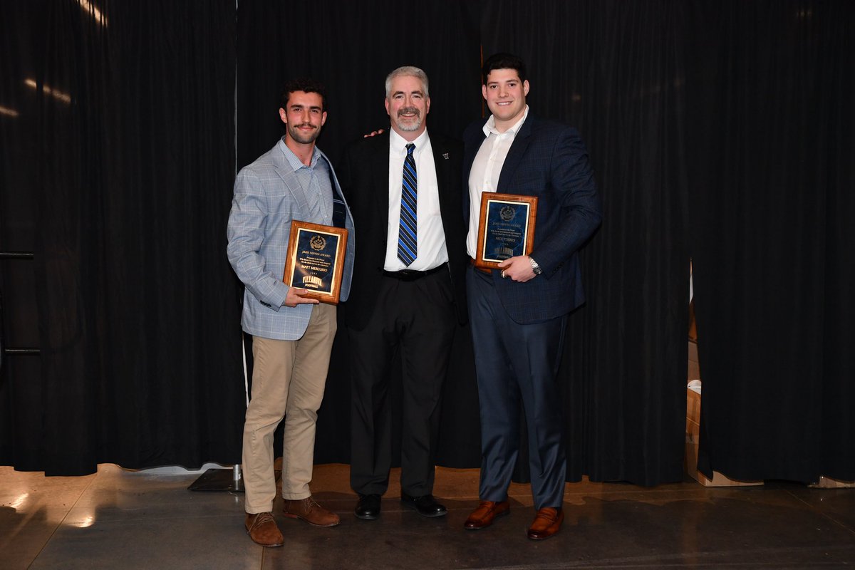 The Jake Nevin Award — Presented to the players who excel in character and integrity on the field and in the classroom Matt Mercurio @MattMercuriooo & Nick Torres @Nick_Torres79