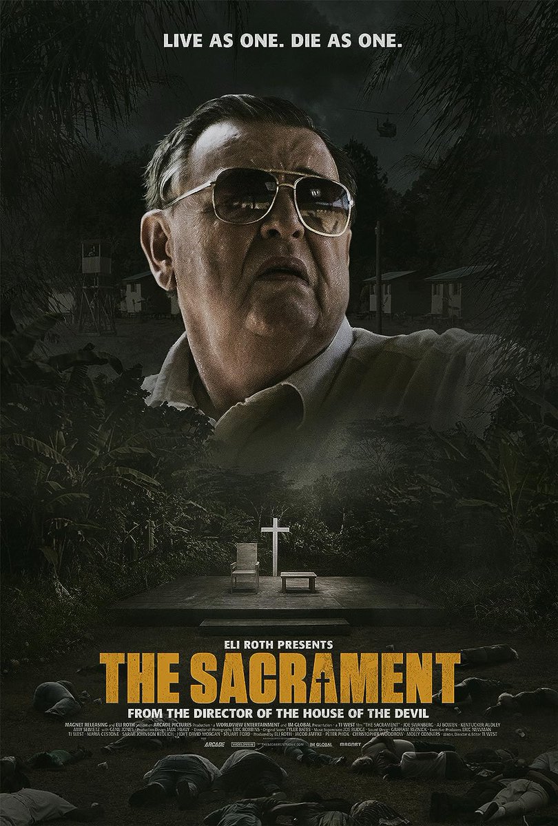 The Sacrament, written and directed by Ti West, was released #otd in 2014