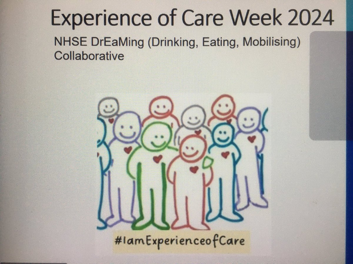 Really looking forward to the NHS England #DrEaMing Collaborative with our Lived Experience Partners @muntma @acserrao76 @ZebraOrphans and @zoepackman117 💙 #IamExperienceofCare